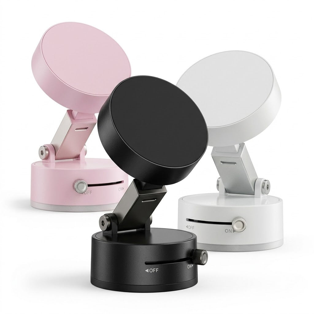 Multifunctional Double-Sided Magnetic Phone Holder | Strong Suction Cup Mount for Car, Desk & Travel