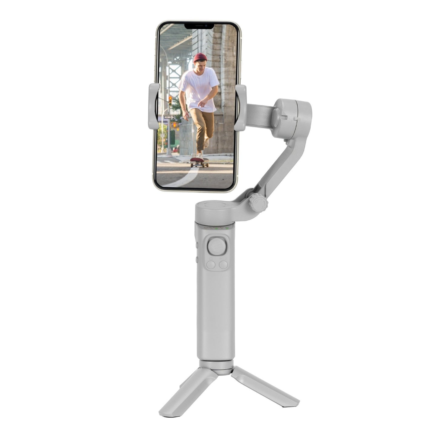 Foldable 3-Axis Phone Stabilizer for Smooth Video & Live Streaming