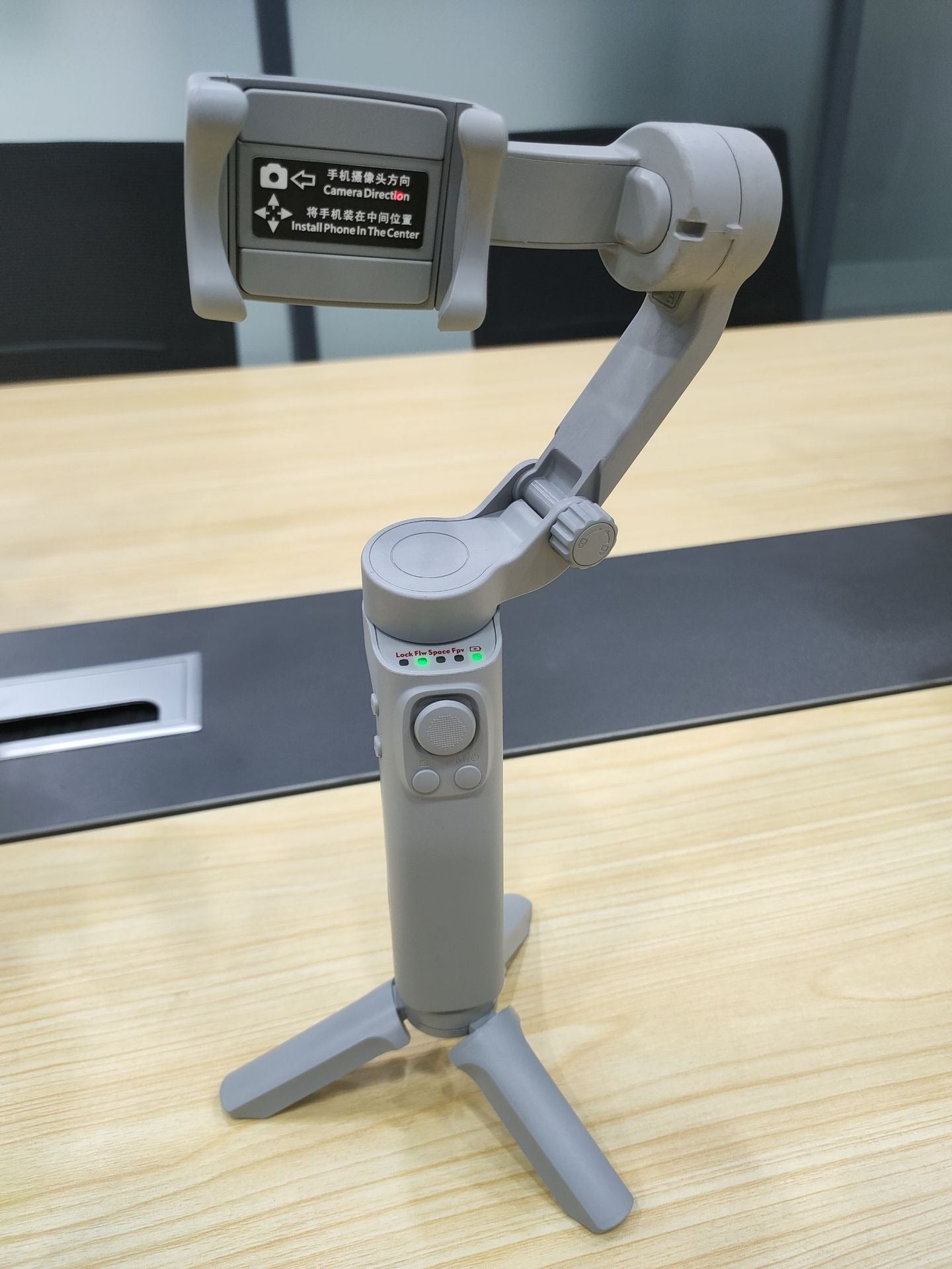 Foldable 3-Axis Phone Stabilizer for Smooth Video & Live Streaming