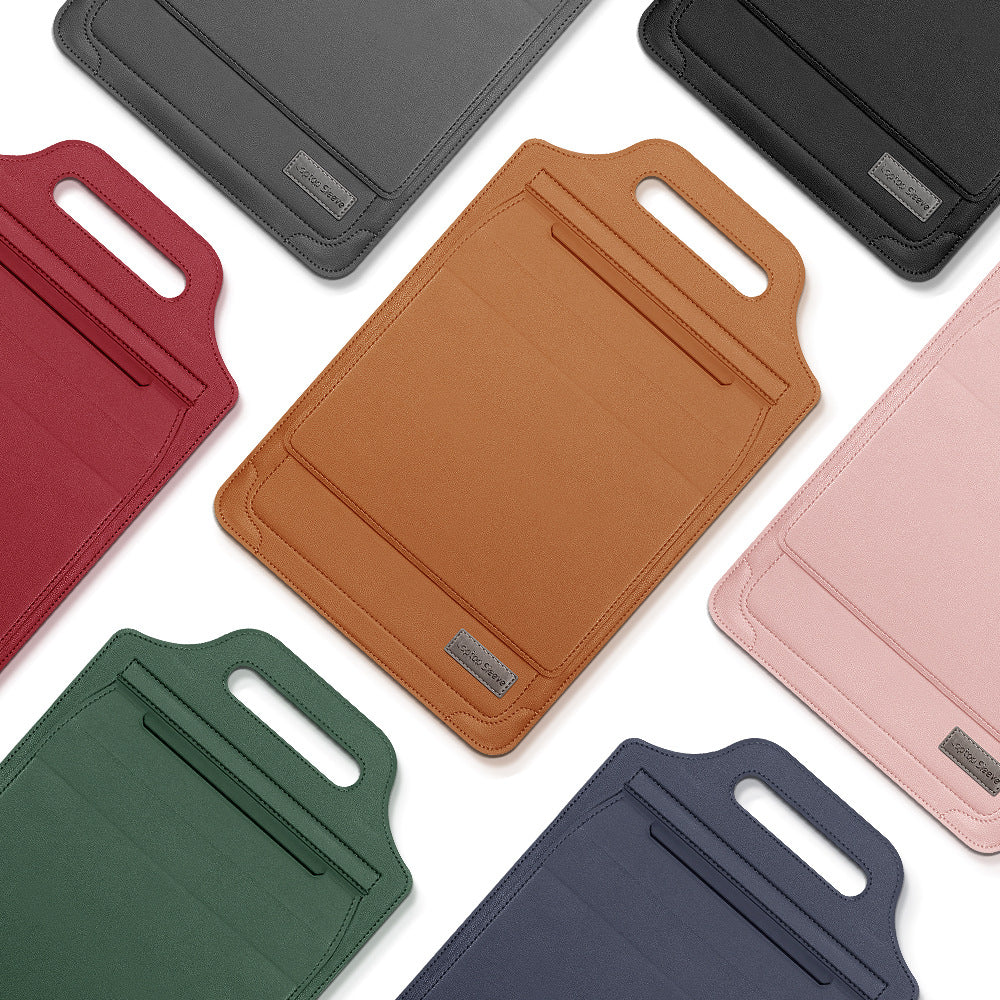Premium Laptop Sleeve with Adjustable Stand & Phone Holder