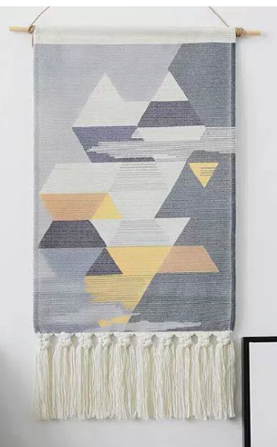 Hand-Woven Nordic Tapestry Wall Hanging