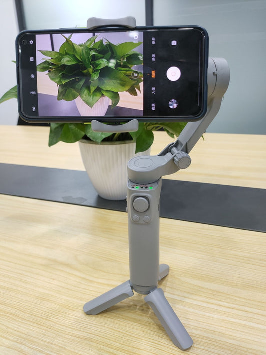 Foldable 3-Axis Phone Stabilizer for Smooth Video & Live Streaming