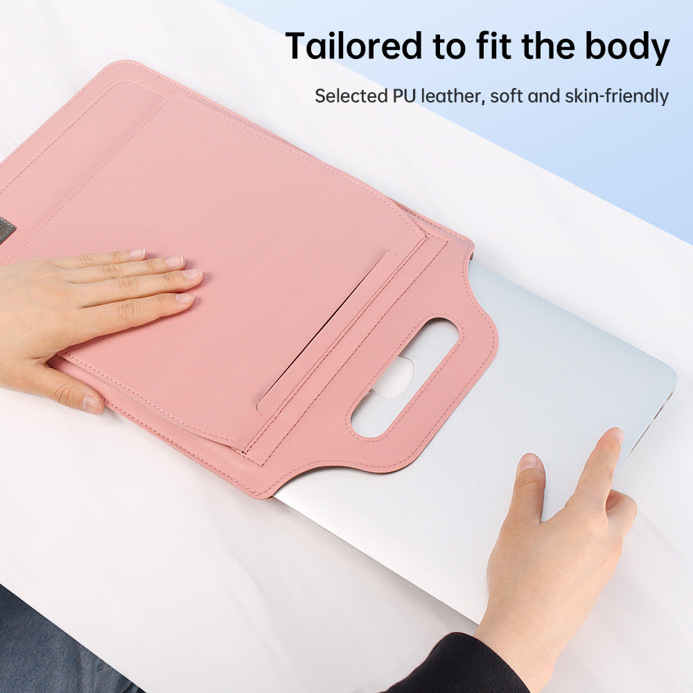 Premium Laptop Sleeve with Adjustable Stand & Phone Holder
