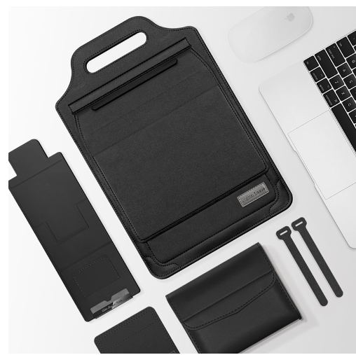 Premium Laptop Sleeve with Adjustable Stand & Phone Holder