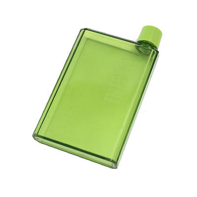 Slim Flat Water Bottle – BPA-Free Reusable Bottle That Fits Like a Notebook