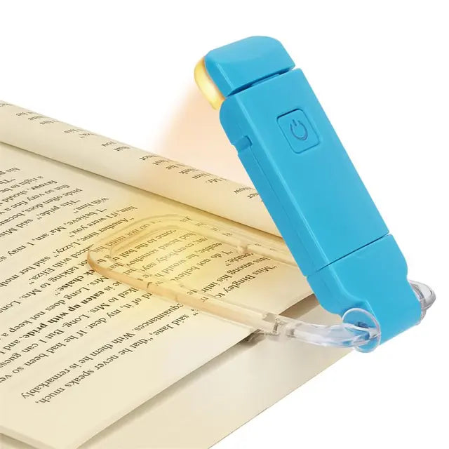 USB Rechargeable LED Book Light | Eye-Care Reading Light for Books, Kindle & Travel