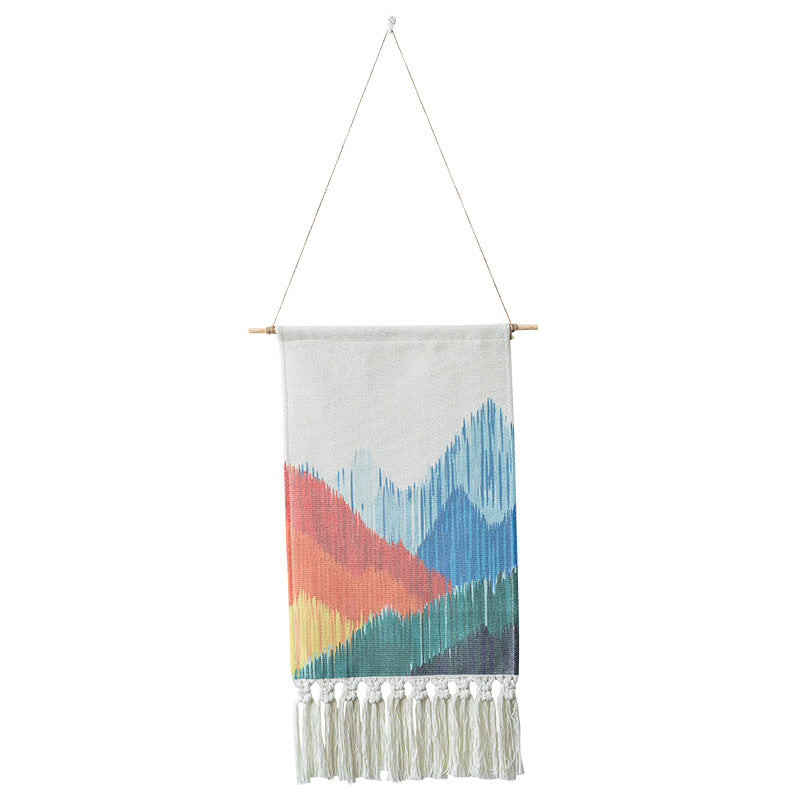 Hand-Woven Nordic Tapestry Wall Hanging