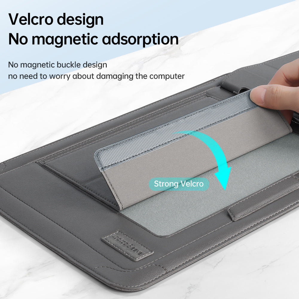 Premium Laptop Sleeve with Adjustable Stand & Phone Holder