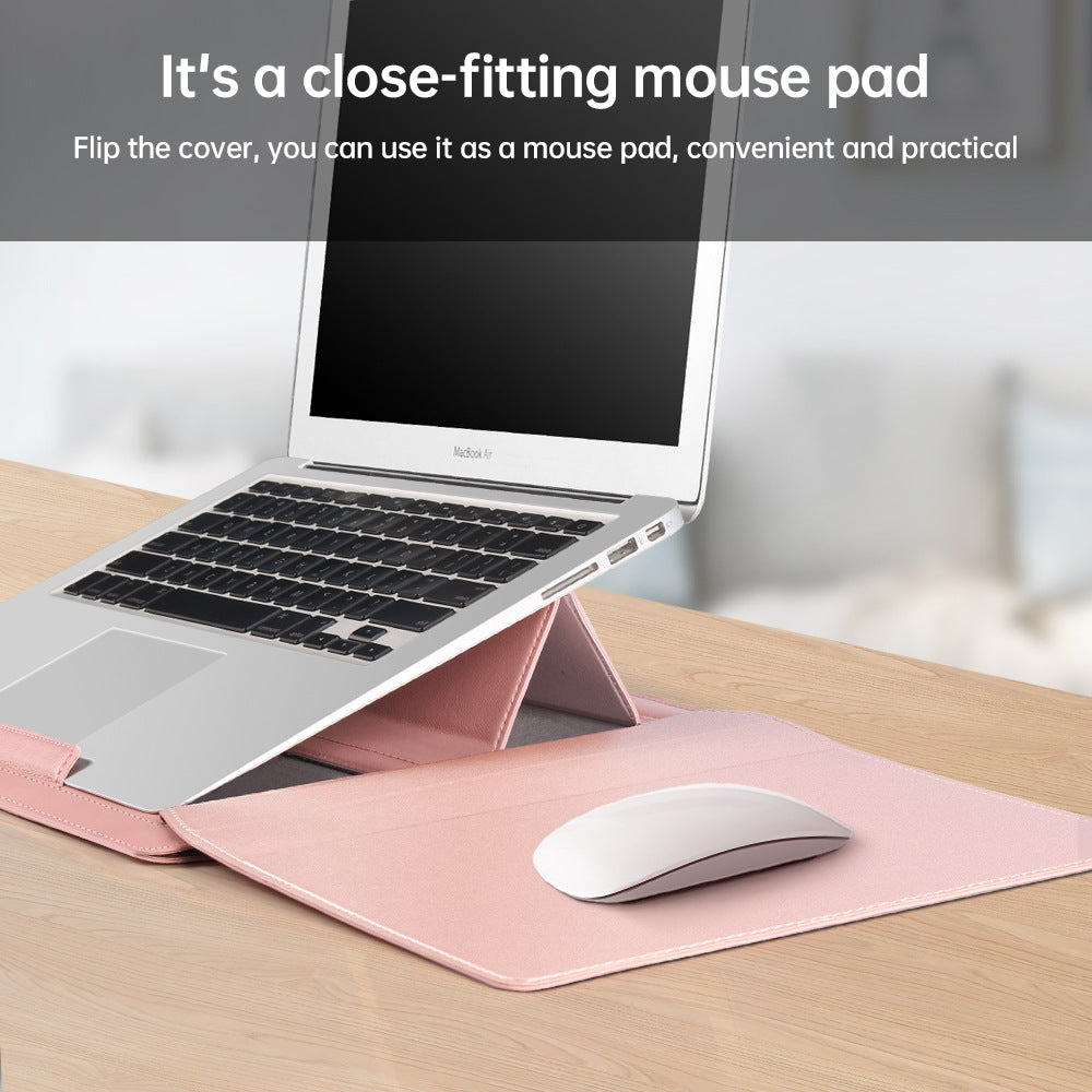 Premium Laptop Sleeve with Adjustable Stand & Phone Holder