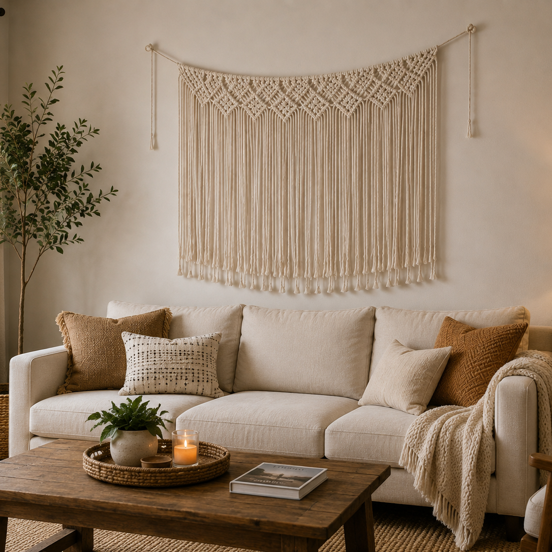 Nordic Woven Wall Hanging Tapestry