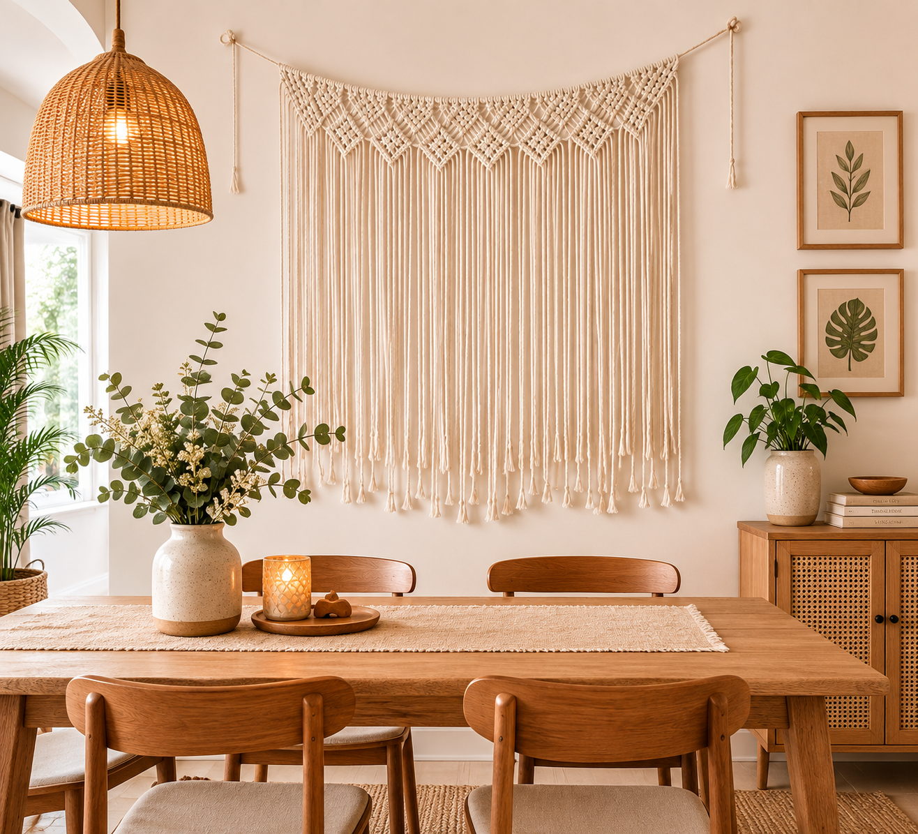 Nordic Woven Wall Hanging Tapestry