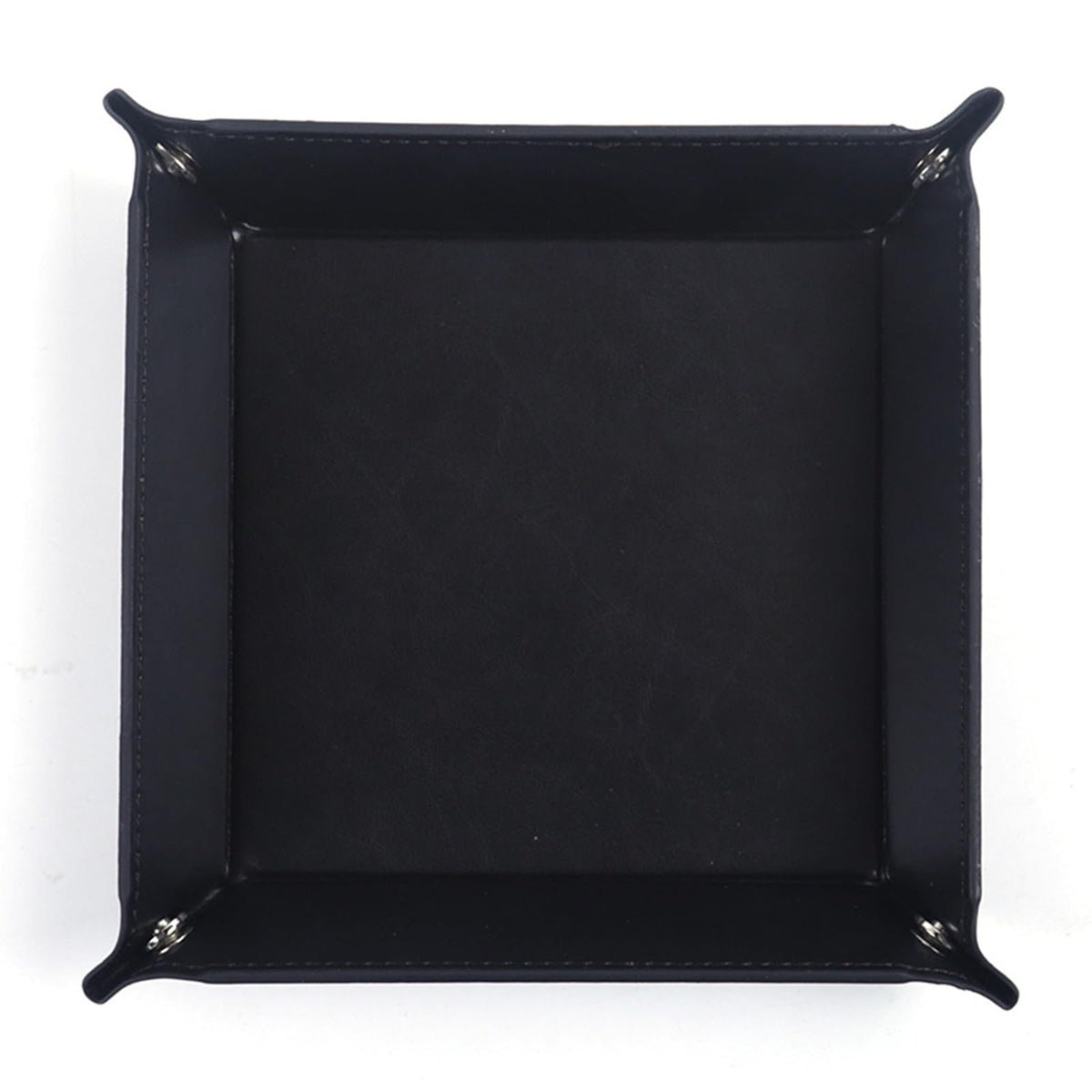 PU Leather Valet Tray – Catchall Organizer for Keys, Wallet, Watch & Phone