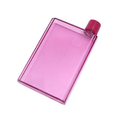 Slim Flat Water Bottle – BPA-Free Reusable Bottle That Fits Like a Notebook