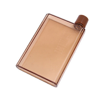 Slim Flat Water Bottle – BPA-Free Reusable Bottle That Fits Like a Notebook